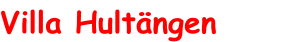 Villa Hultängen